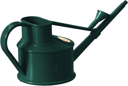Haws Handy Plastic Watering Can, Mini Water Can for Indoor Plants, Succulents and Flowers, Green, 1 Pint