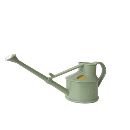 Haws Handy Plastic Watering Can, Mini Water Can for Indoor Plants, Succulents and Flowers, Green, 1 Pint