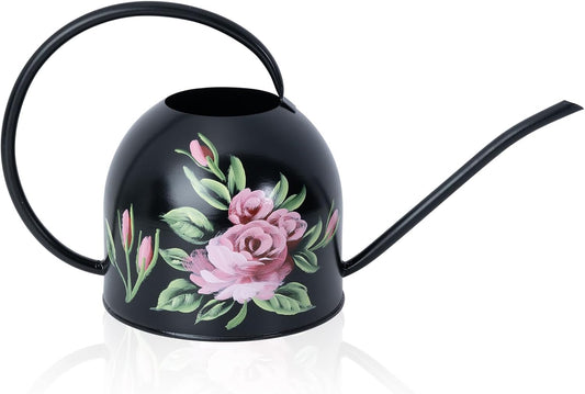 MOYEE Metal Small Watering Can for Indoor Outdoor Plants, Pretty Water Cans