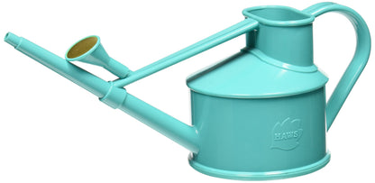 Haws Handy Plastic Watering Can, Mini Water Can for Indoor Plants, Succulents and Flowers, Green, 1 Pint