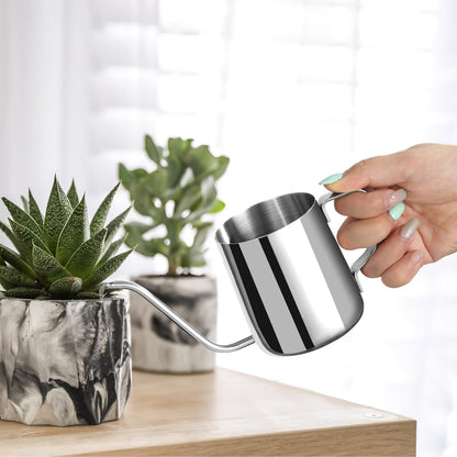 12 oz Small Watering Can Indoor Plants Stainless Steel Mini Watering Can