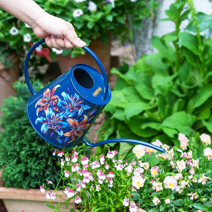 2L Long Spout Watering Can, Stainless Steel (Lilium Brownii)